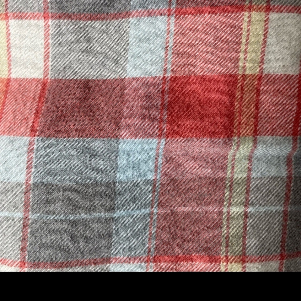 JACHS Girlfriend Plaid Flannel BEA Western Shirt Snap Wrist and Front Blue Pink - Picture 10 of 13